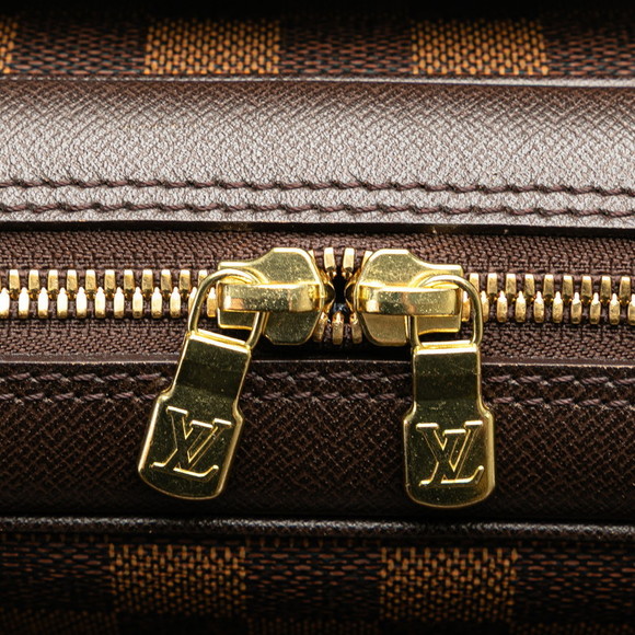 Louis Vuitton Damier Triana Handbag Leather Brown - Picture 7 of 8